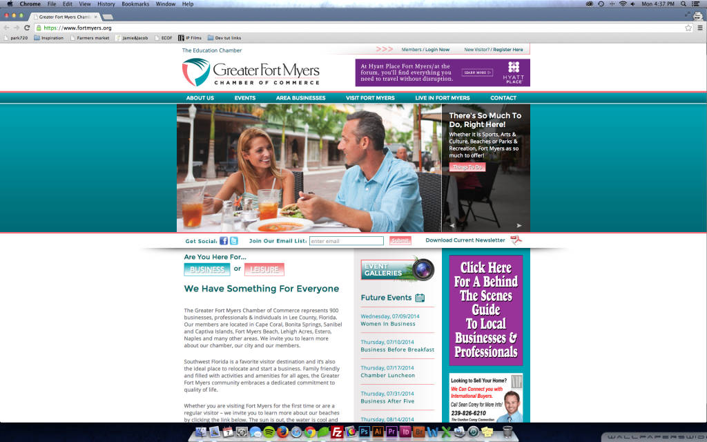 Greater Fort Myers Chamber of Commerce desktop