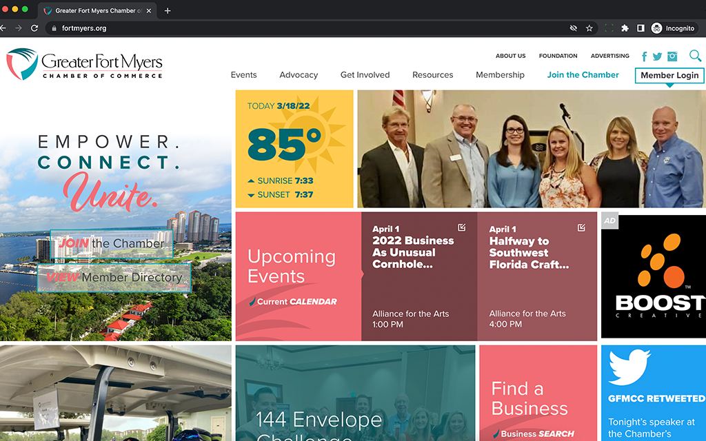 Greater Fort Myers Chamber of Commerce desktop