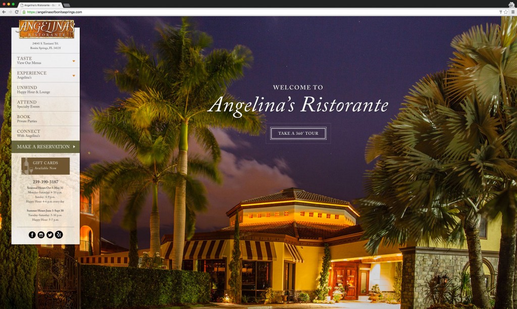 Angelina’s Ristorante desktop