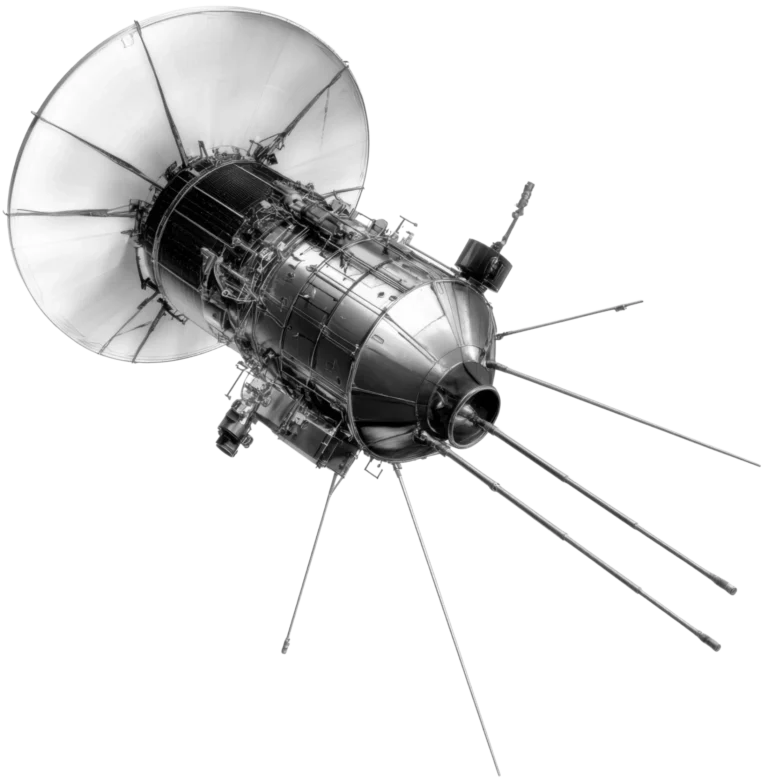 High-tech satellite symbolizing strategy, precision, and forward-looking brand alignment in a competitive market.