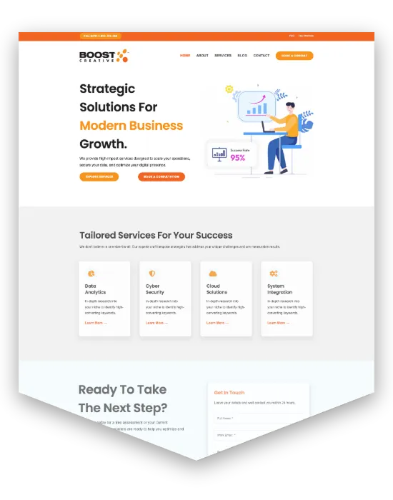 Preview of Discovery website example
