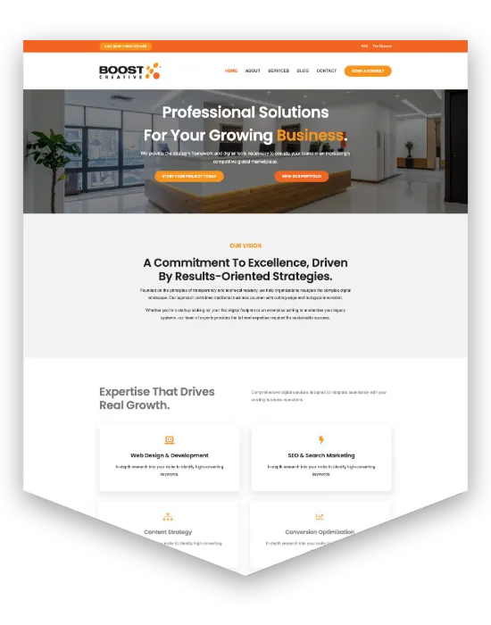 Preview of Falcon9 website example