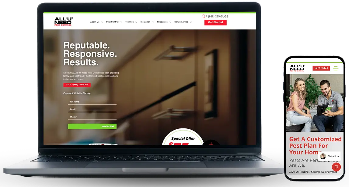 All U Need Pest Control Work Composition